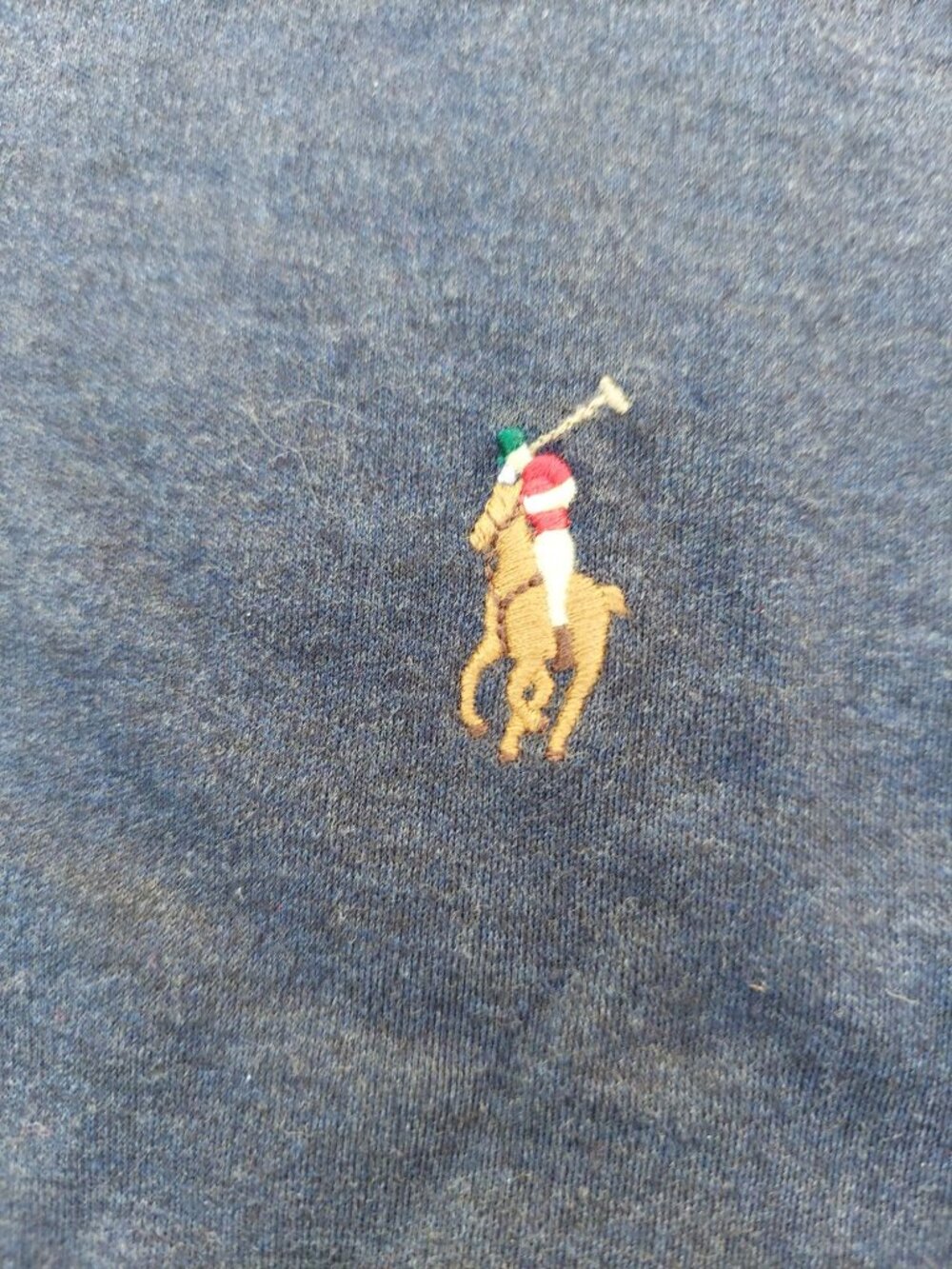 Polo Ralph Lauren 2XLT Mens Blue Short Sleeve Polo Shirt 1416 - Picture 3 of 3